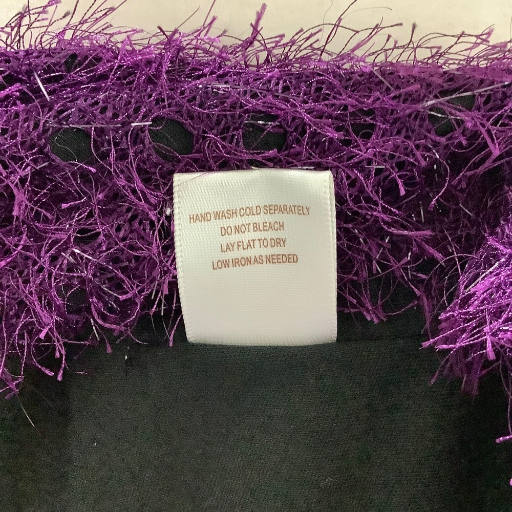 Badgley Mischka Faux-Feather Eyelet Cocktail Dress 30 - Picture 7 of 10